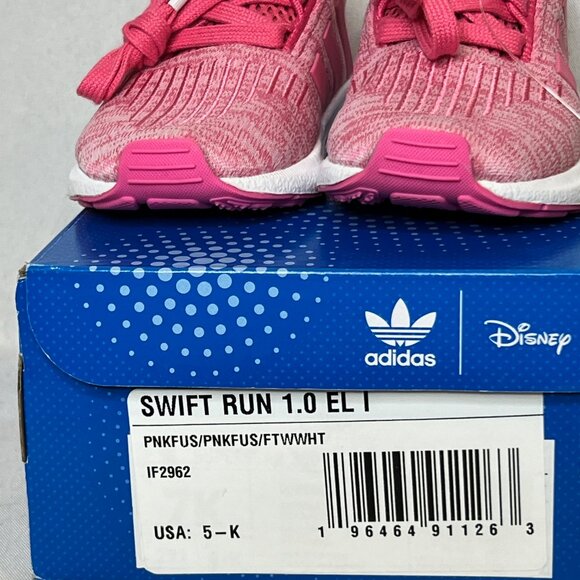 Adidas Swift Run 1.0 EL I, infant size 5.5k - Picture 2 of 6